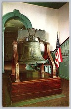 Vintage Liberty Bell Postcard Independence Hall Philadelphia PA Walter H Miller