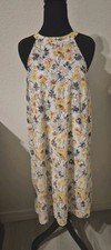 Flowered LOFT DRESS SIZE M