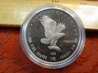 1982 Monex International LTD Eagle Proof 1 Oz .999 Silver Bullion Round