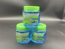 Xtreme Hair Gel Pro-Expert Blue 8.81oz 3 Pack Strong Hold Styling Gel 24H