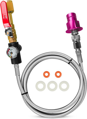 60'' Soda Maker Hose Kit for Gaia Terra DUO & Aqua Fizz with Flow Control Valve