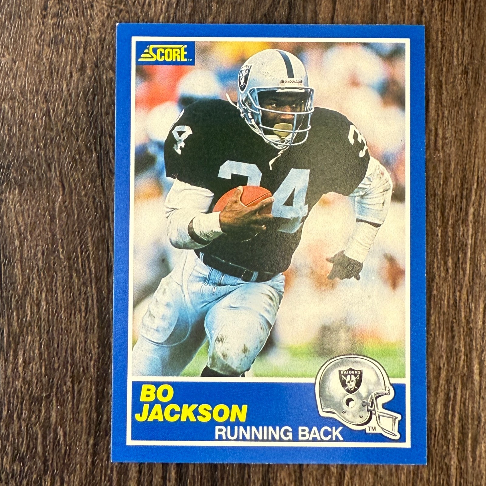 1989 Score NFL Football Card #2 - Bo Jackson LA Raiders Running Back