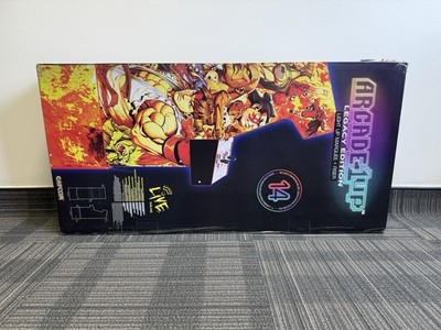 OPEN BOX Street Fighter 35th Anniversary CAPCOM Arcade 1UP Yoga Flame Edition