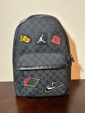 Jordan Air Monogram Backpack 20L Black Bookba...