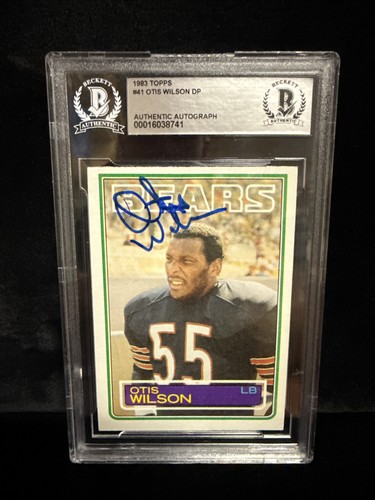 Otis Wilson #41 1983 Topps card