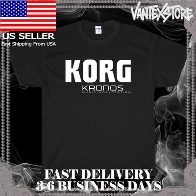 NEW SHIRT KORG KRONOS KEYBOARDS MUSIC LOGO MEN'S T-SHIRT FUNNY SIZE S-5XL