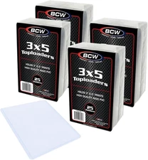 3x5 Topload Holders - 100ct | Premium PVC Card, Photo, and Print Protection | Id