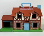 Vintage Fisher-Price Little People Play Family Tudor House; No Accessories NICE!