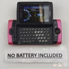 RETRO T-Mobile Sharp Sidekick 2008 (PV210) 2G Swivel Cell Phone - Black - WORKS!