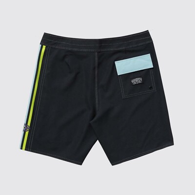 BILLABONG Mens Occy Pro Boardshort Washed Black Beach/Summer