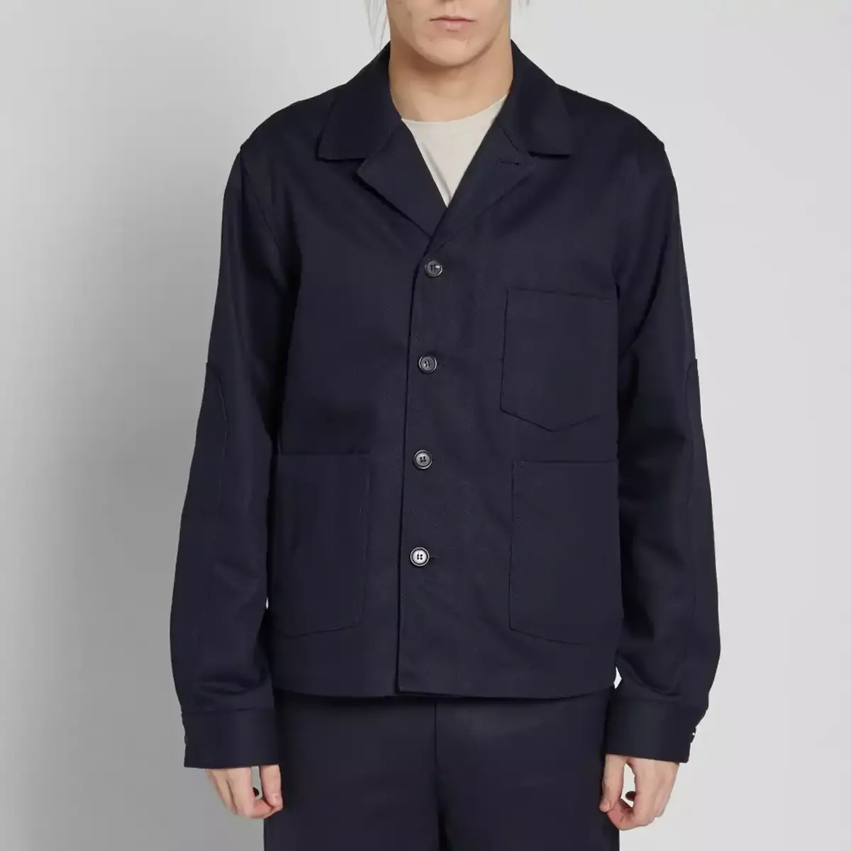 ACNE STUDIOS MEDIA TWILL UTILITY WORK JACKET NAVY 52 eBay