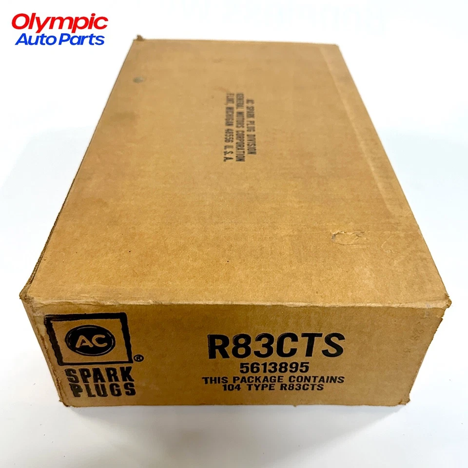 AC DELCO - R83CTS 正品老式火花塞 - x104(野马、T-Bird、收费公路) — 第 2/4 张图片