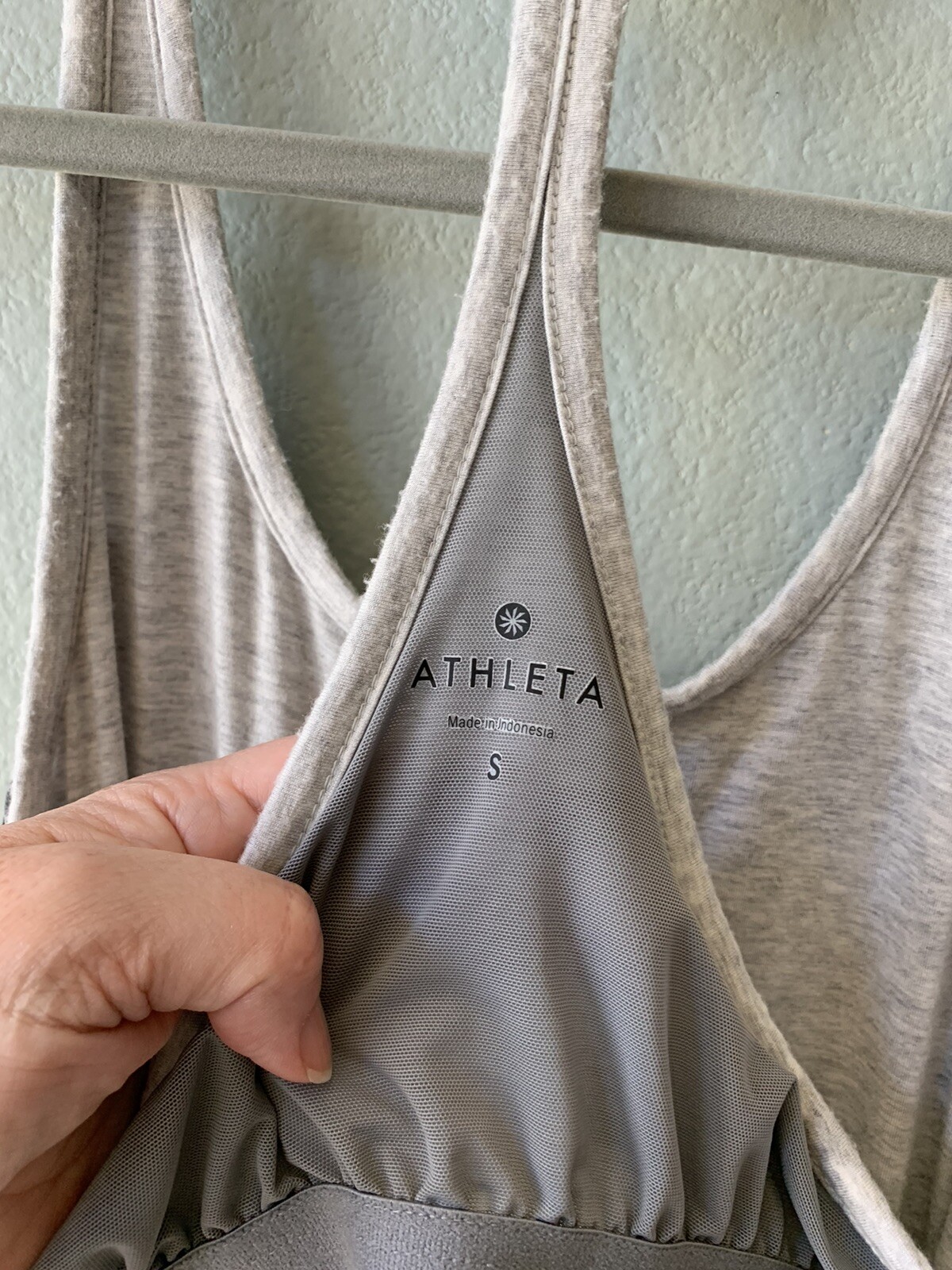 ATHLETA Women’s SMALL Heather Gray CRESSIDA Racer… - image 7