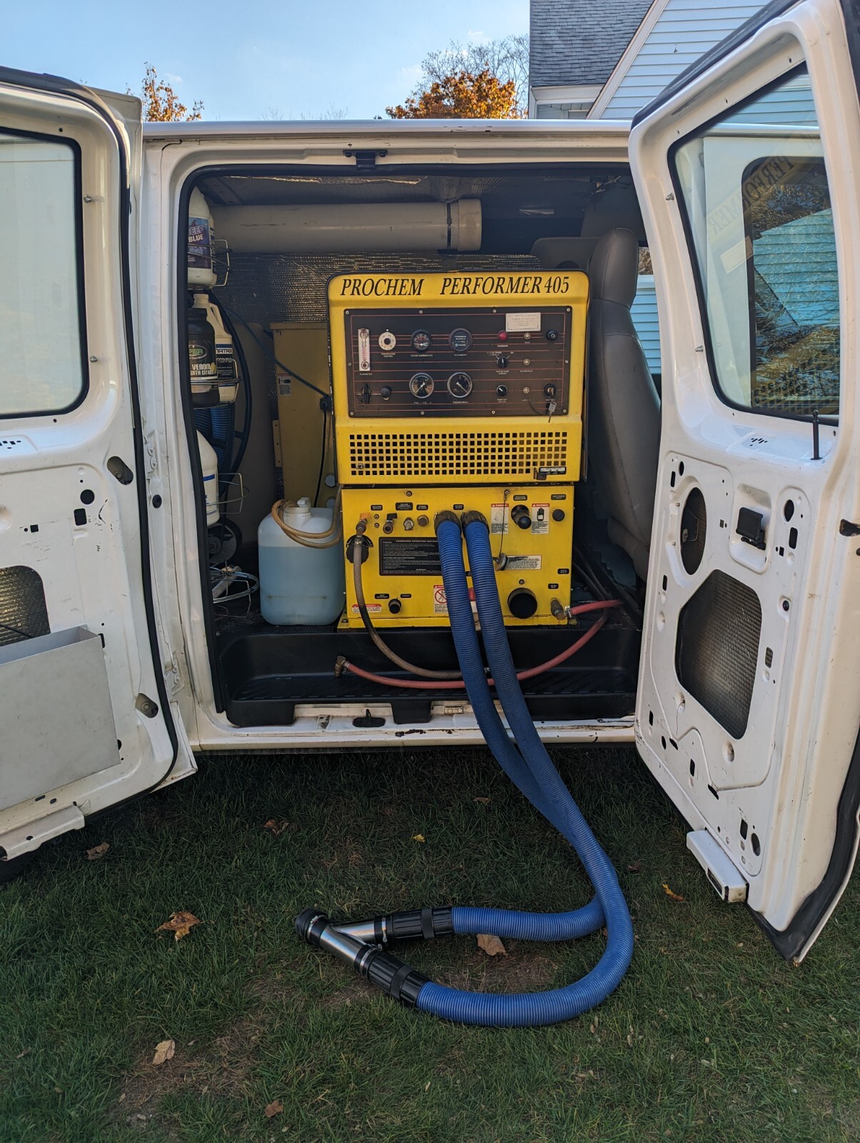 truck mount carpet cleaning van used eBay