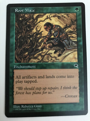 Root Maze (Tempest, Rare  English,  1997) MTG NM