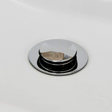 Universal Chrome Unslotted Click Clack Popup Basin Waste CCA