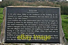 Photo 6x4 Plaque at plague village, Solam, Islay Ardbeg  c2008