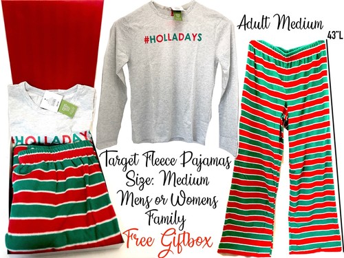 fuzzy christmas pajama set