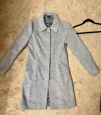 Theory Wool/Angora Coat "Yuriana" Size S Excellent Condition