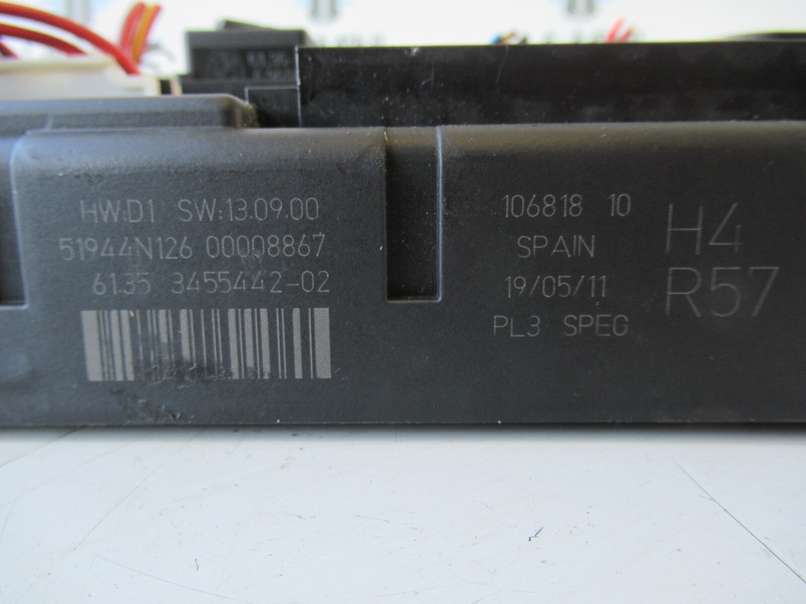 Genuine Used MINI Fuse Box Board PL3 SPEG (H4) for R57 Convertible  