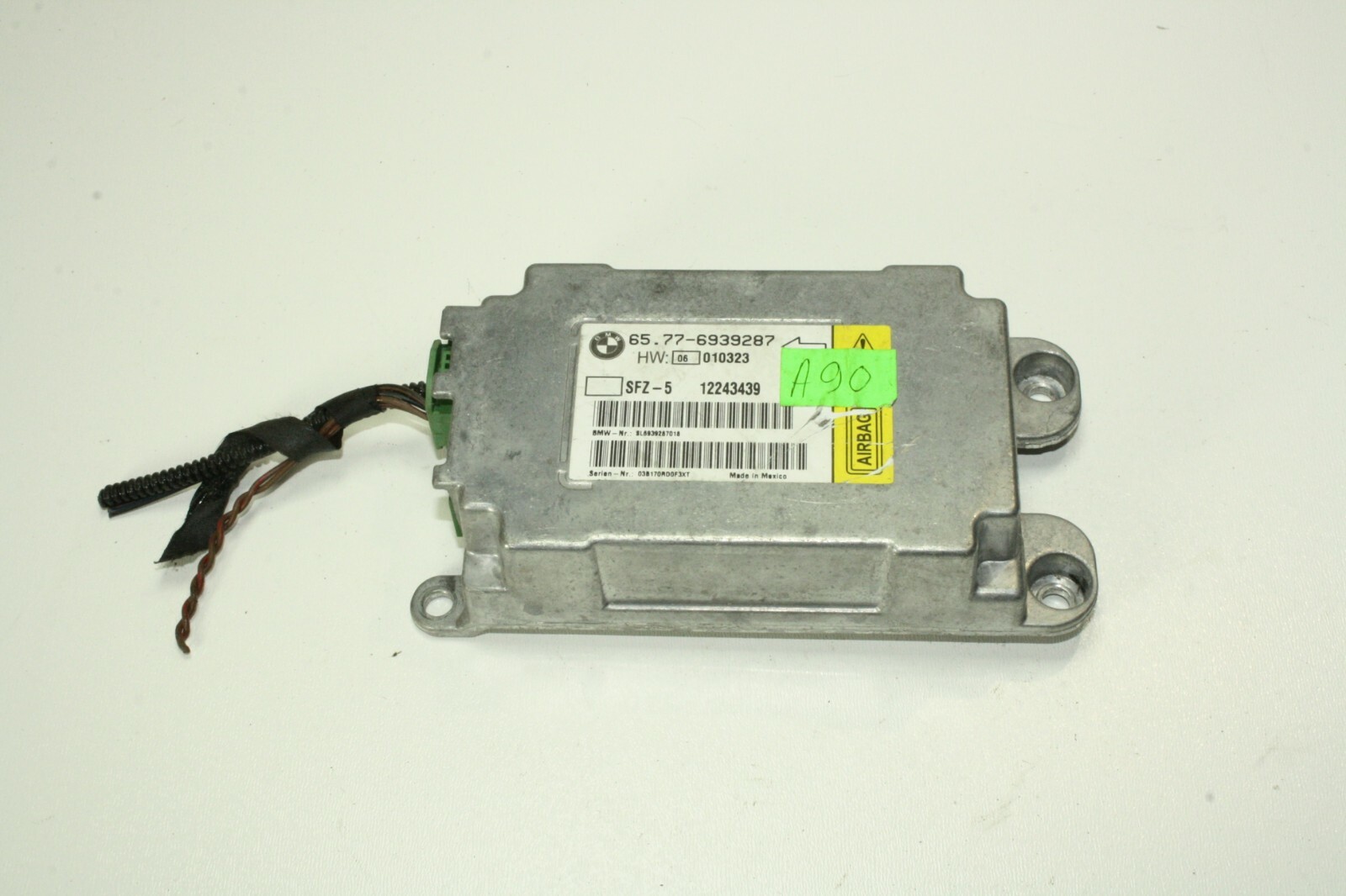BMW E60 5 SERIES AIRBAG SENSOR CONTROL MODULE 6939287 | eBay