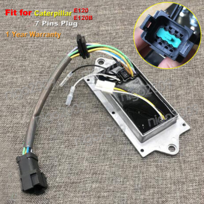 for Caterpillar E120B Throttle Motor Drive Panel Throttle Control Module 7-Pin *