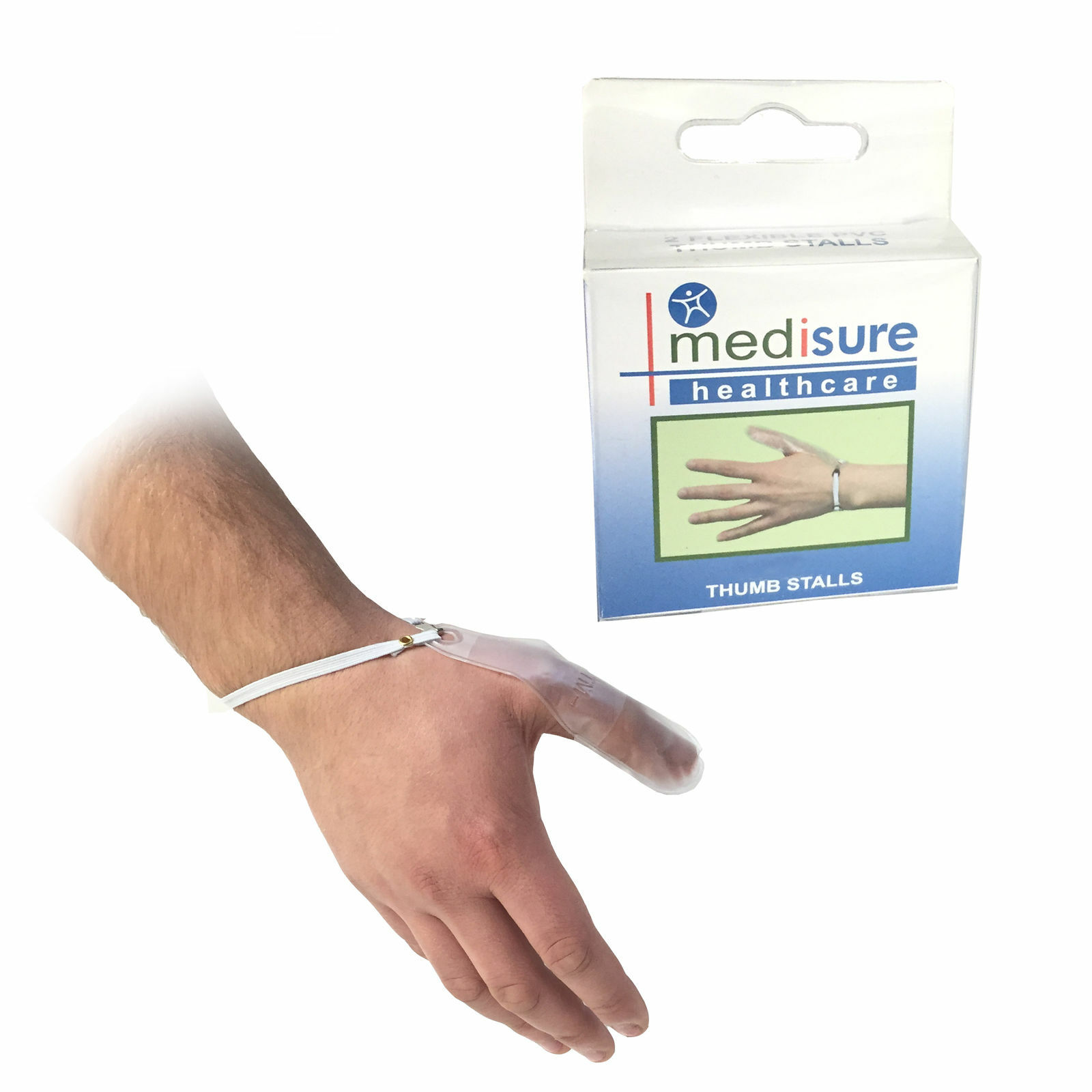 PAIR OF MEDISURE FIRSTAID PREMIUM REUSABLE MEDICAL TRANSPARENT PVC