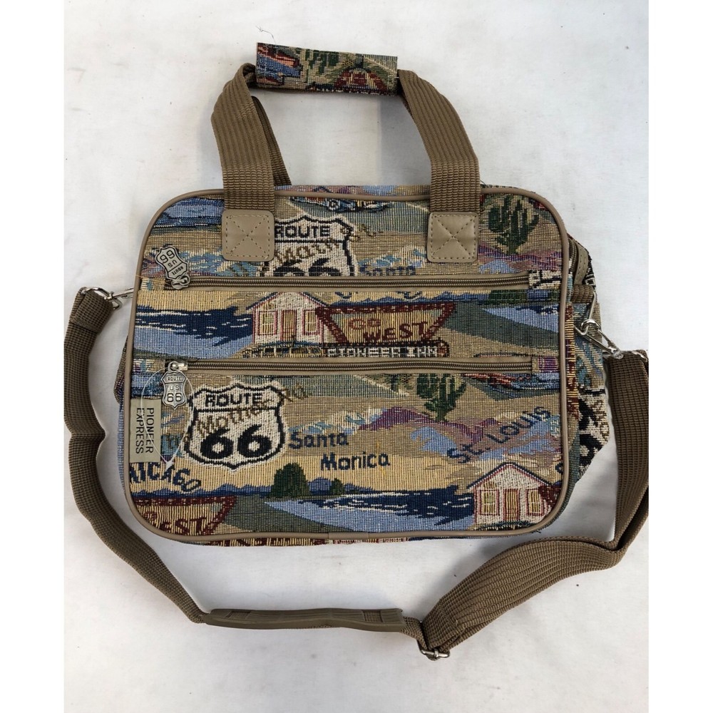 Route 66 Tapestry Bag, Carry On Travel/Cosmetic Bag