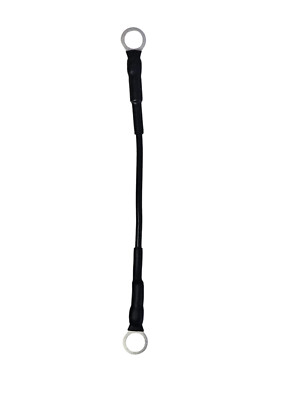6'' 14 Gauge Terminated Primary Jumper Wire - 5/16'' Ring Terminal
