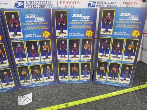 Star Trek action figures PLAYMATES LaForge Troi Data Picard and more! ENESCO LOT - Picture 13 of 19