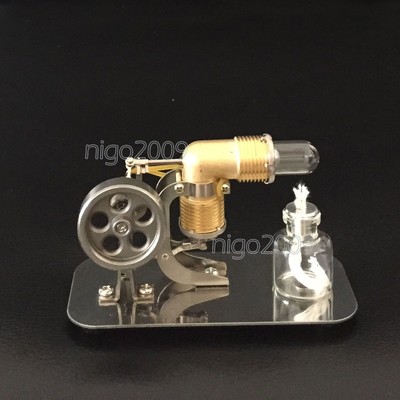 Mini Hot Air Stirling Engine Model Toy Micro Motor Power Generator Engine Motor*
