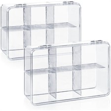 2x Aufbewahrungsbox für Tee & Teebeutel - Teebox aus Kunststoff