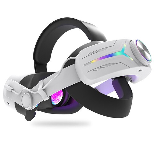 Für Meta Quest 3S VR Headset Wiederaufladbares Stirnband Head Strap Accessories - Bild 18 von 19