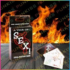A Year of Sex Card Game Sexual Positions Couples Foreplay Fun Adult Activity