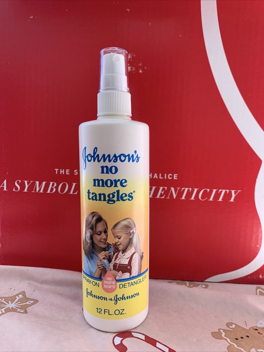 Vintage 1980's Bottle Johnson's No More Tangle Spray Hair Vintage 1980's Bottle Johnson's No More Tangle Spray Hair