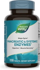 Nature's Way Mega-Zyme, Pancreatic & Systemic Enzymes, Digestive Supplement