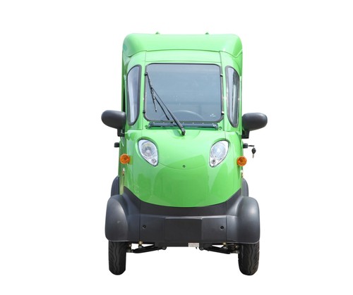 Kabinenroller Cargo Volt Truck Elektro Lastenrad mit Kabine 116Ah 45kmh - Weiss - Bild 3 von 9
