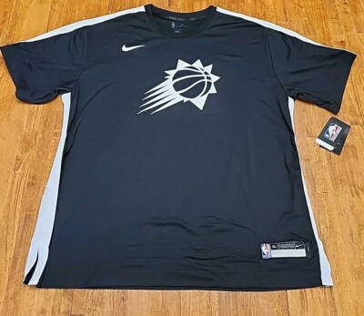 Nike Men's NBA Phoenix Suns Black Short Sleeve Warm Up Team
