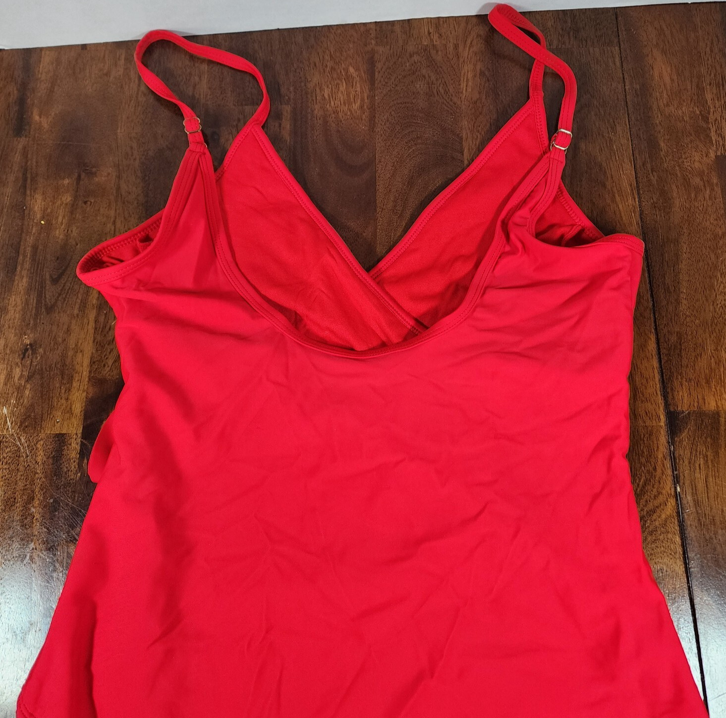 Rachel Roy Solid Ruffle Side One piece Swimsuit R… - image 6