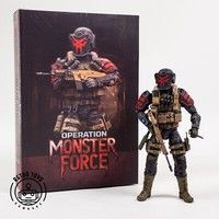 Operation Monster Force Delta Red Nocturnal Trooper 15Cm Action Figur Neu Ovp
