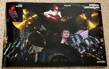 Emerson, Lake & Palmer poster Carl Palmer Steel drum set live stage poster RaRe!