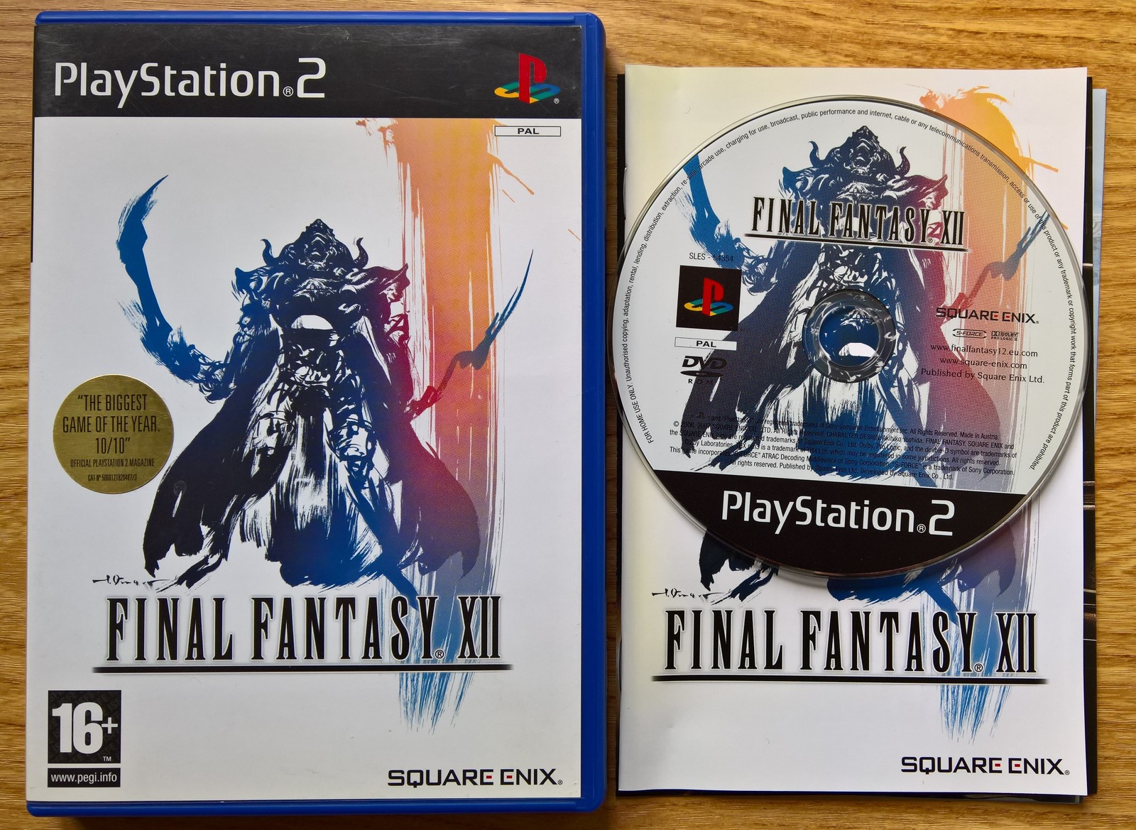 Final Fantasy XII 12 (Sony PlayStation 2, PS2 2007) Square Enix PAL Complete