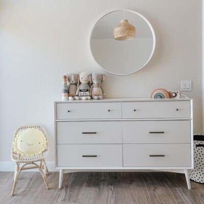 West Elm Mid Century Modern Dresser White ATLANTA, GA 6 Drawer Bedroom  Versatile | eBay