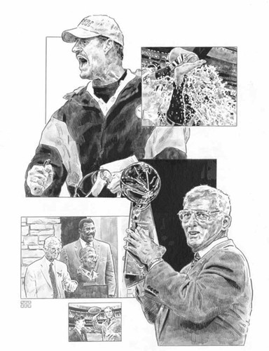 Pittsburgh Steelers Lithograph Collection By Michael Mellett - Picture 4 of 12