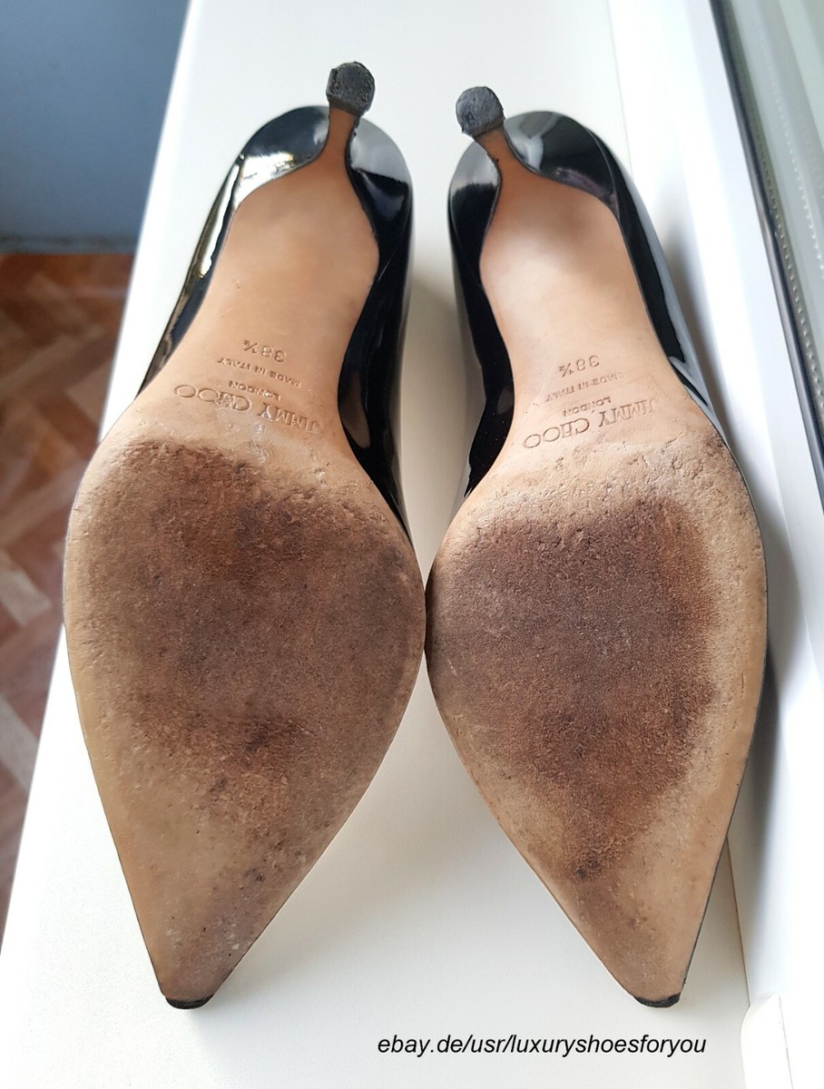 JIMMY CHOO Agnes Black Patent Leather Pumps gr. 38.5 | eBay JIMMY CHOO Agnes Black Patent Leather Pumps gr. 38.5 | eBay