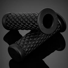 Motorcycle Universal Rubber Gel Hand Grips For 7/8'' 1'' Handlebars Cafe Racer