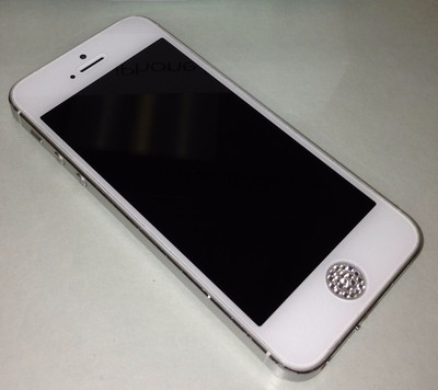 Fits APPLE IPHONE 6 4.7 6 5 5s HOME BUTTON STICKER made with Swarovski Elements