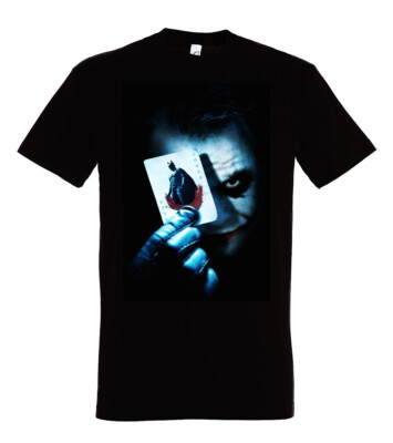 Youth Designz Herren T-Shirt Joker Logo Print Knight Comic Gotham Retro Dark Fun