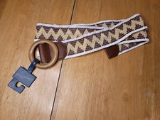 Women's Straw Woven Belt - Universal Thread  - Size L -- NWT