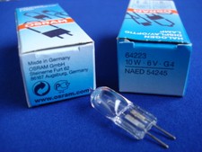 osram 64223 6V10W G4 NAED 54245 optics Microscope lamp Biochemical analyze lamp